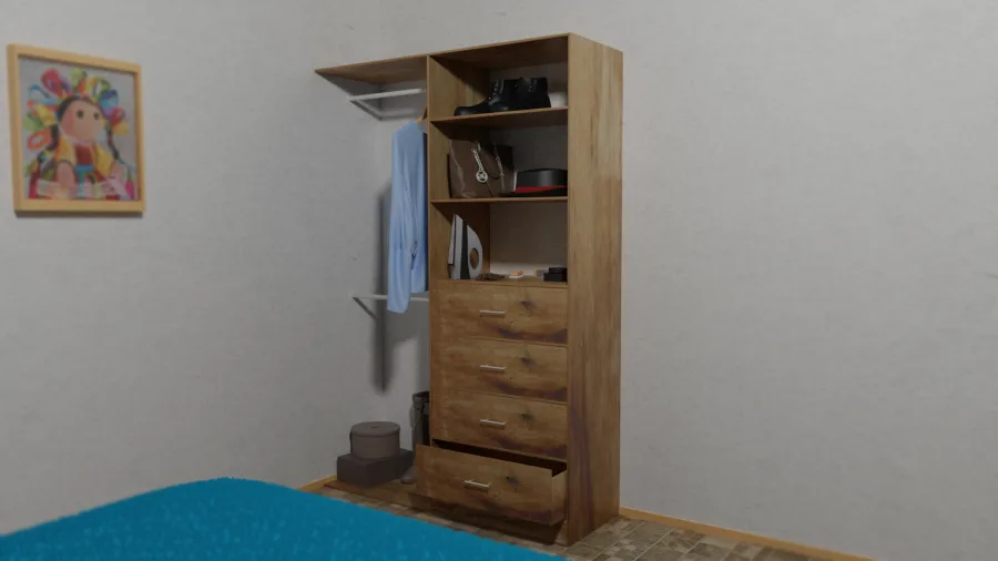 Closet 3D + Diseño de Logo