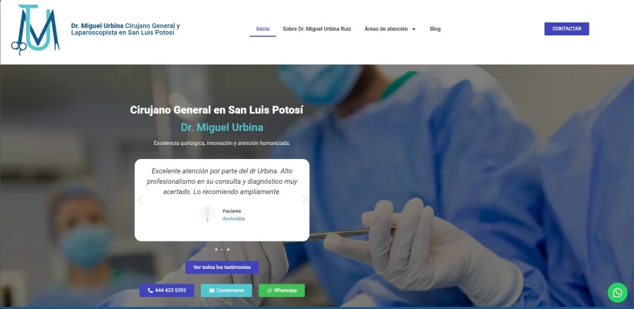 Dr. Miguel Urbina — Sitio Médico