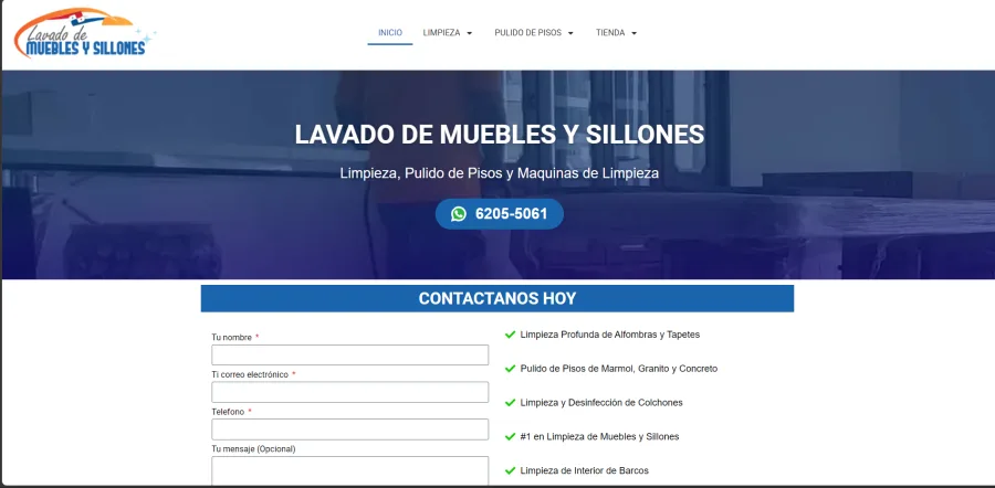 Optimización WooCommerce — Muebles y Lavado
